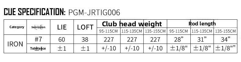 Golf Club - Kids' Iron (No.7) - For Boys - Beginner's Equipment