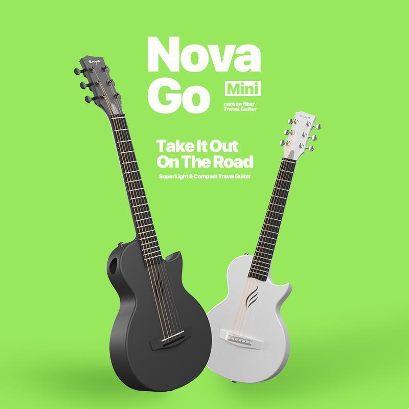 Enya Nova Go Mini】 Carbon Fiber Acoustic Guitar - 1/4 Size (32