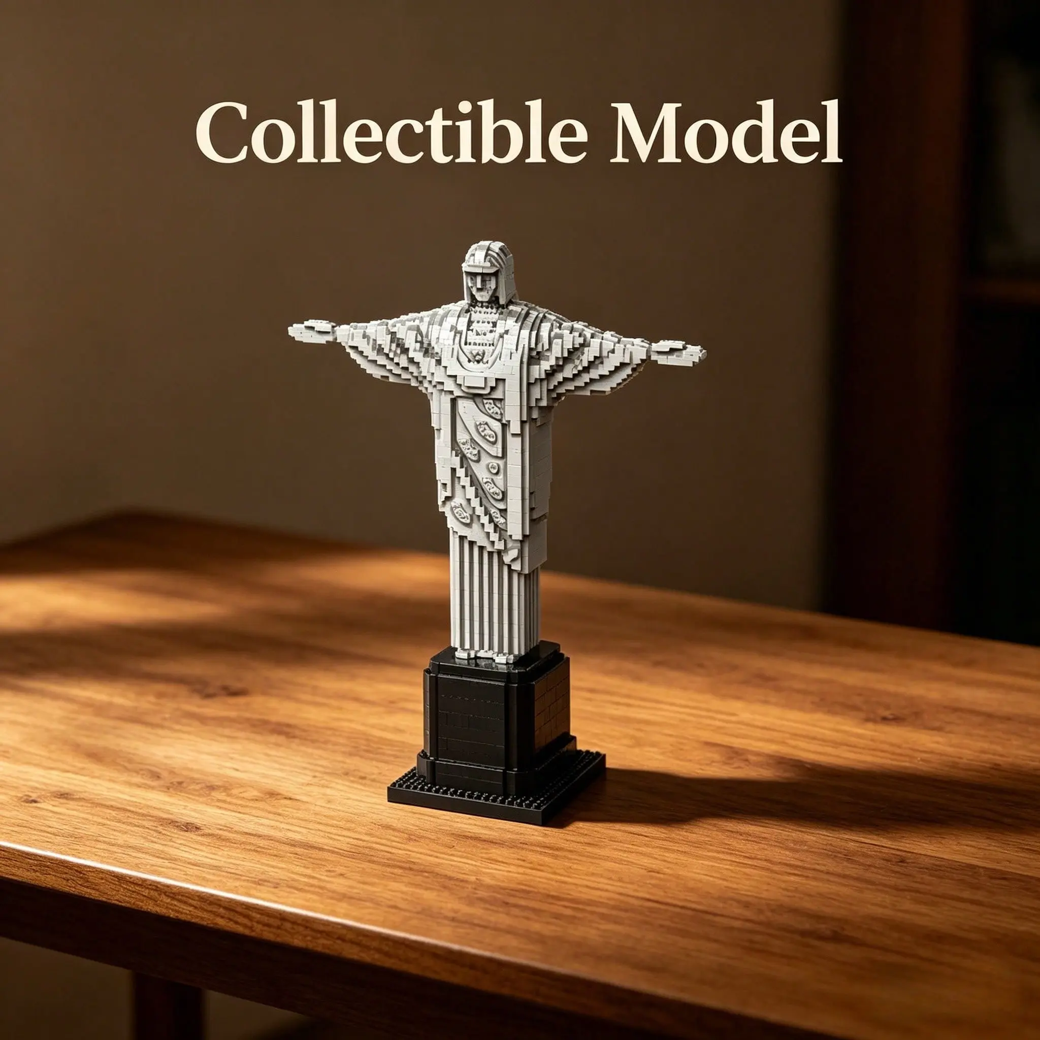 Famous Architecture Micro Mini Blocks, 3D DIY Assembly Toy, Unique Shapes, Jesus Statue, Big Ben, Louvre, Home Decor, Office Desk, Birthday Gift