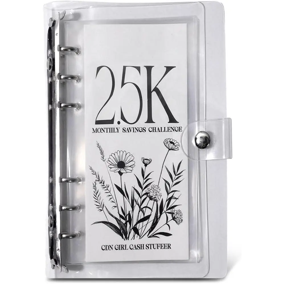 12-Month  Saving  Binder Set with Envelopes |  Envelope  Book,  Stuffing & Loose Leaf Savings  for Budgeting, , Office & School