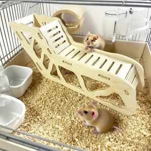 Hamster Hideout Climbing Ladder and Tunnel, Ideal for Burying in Bedding, Connects with Accessories, Perfect for Hamster Enrichment