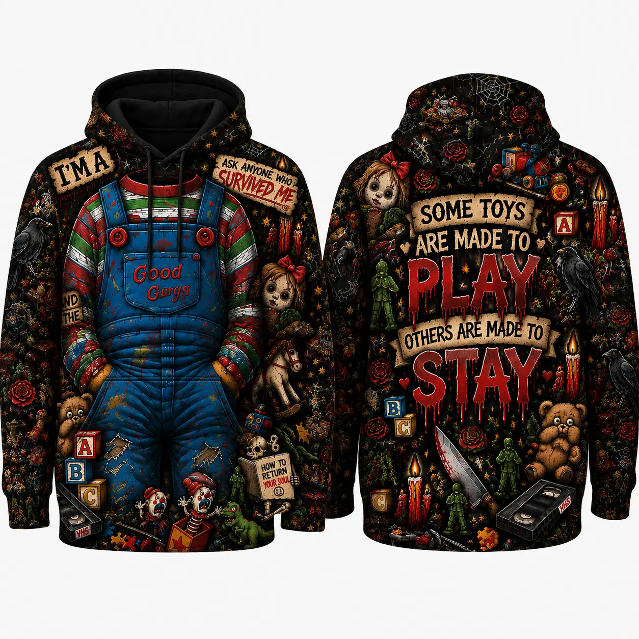 Halloween Horror Hoodie, Retro Halloween Movie Graphic Hoodie, Spooky Season All‑Over Print Pullover, Vintage Horror Sweatshirt, Halloween & Xmas Gift for Friends & Family#TikTokMadeMeBuyIt#HalloweenHorrorHoodie#VintageHorrorHoodie#HalloweenGift