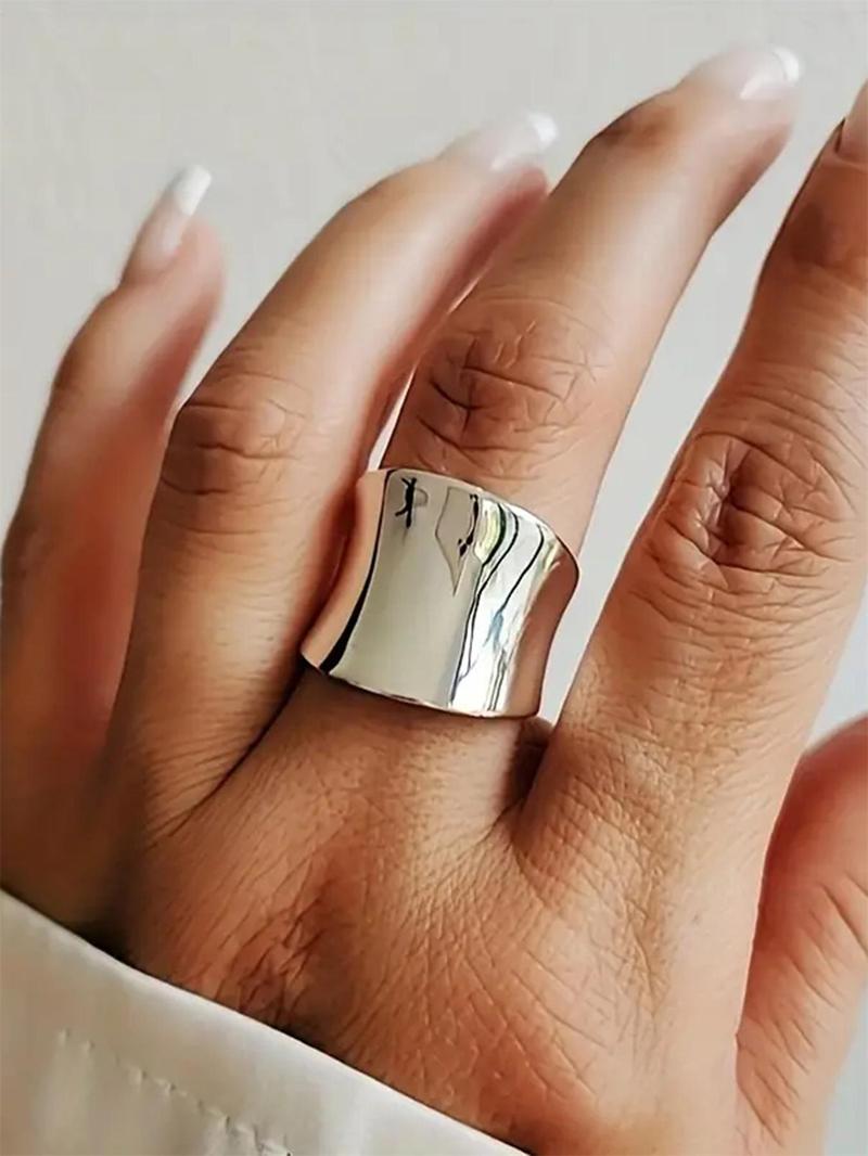 Fashionable Geometric Design Ring, Elegant Glittering Ring, Elegant Jewelry for Women for Party,  Rings for Women, Daily Clothing Decor, Trendy All-match & Exquisite Jewelry for Birthday Gift, Gifts for Her