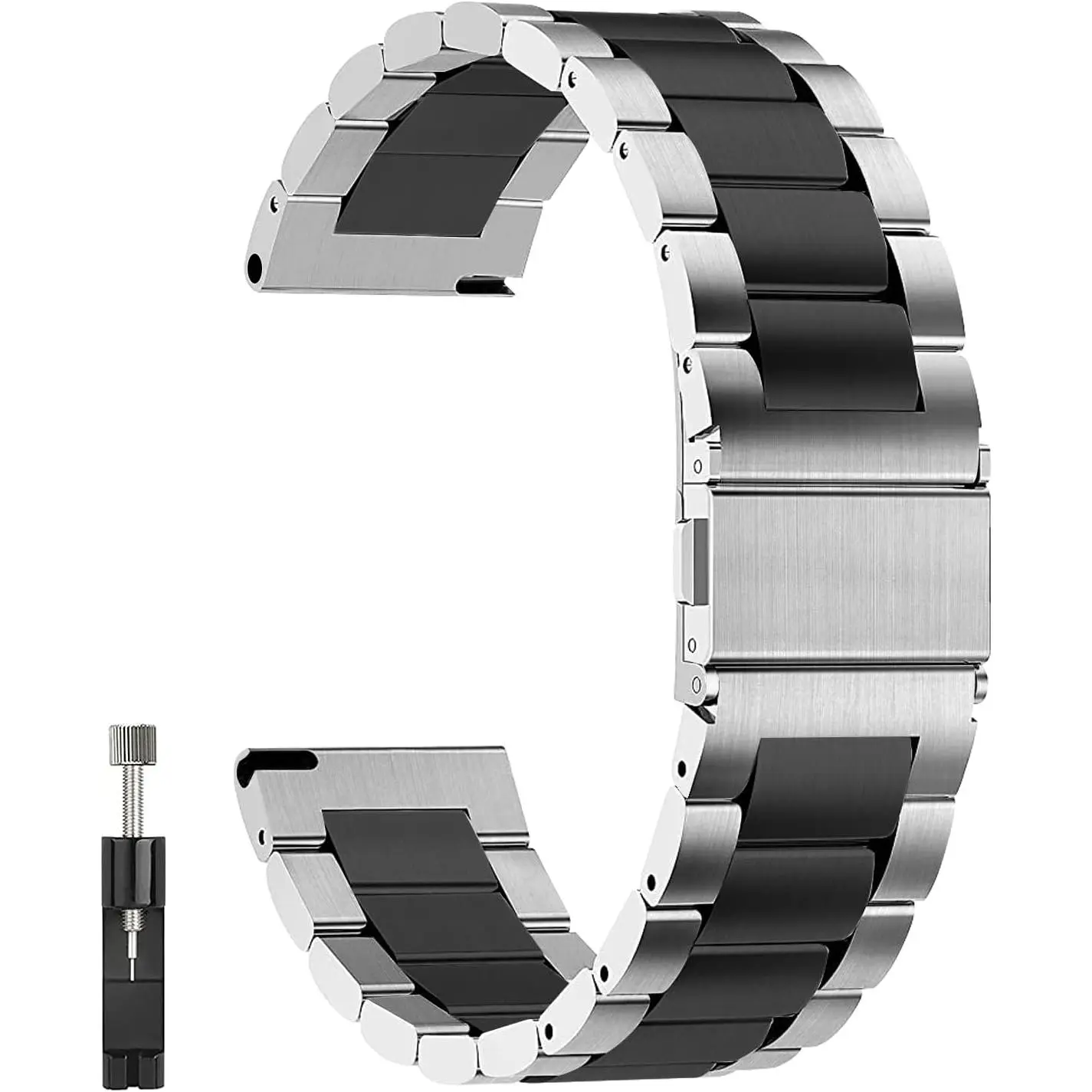 Watch Band 14mm 16mm 18mm 20mm 22mm 24mm luxury Stainless steel metal Quick Release Watch Bands for Men and Women