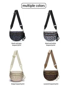 New Trendy Shoulder Bag for Women, Fashionable Oxford Fabric Crossbody Bag, Large Capacity Shell Design, Lightweight Casual Backpack