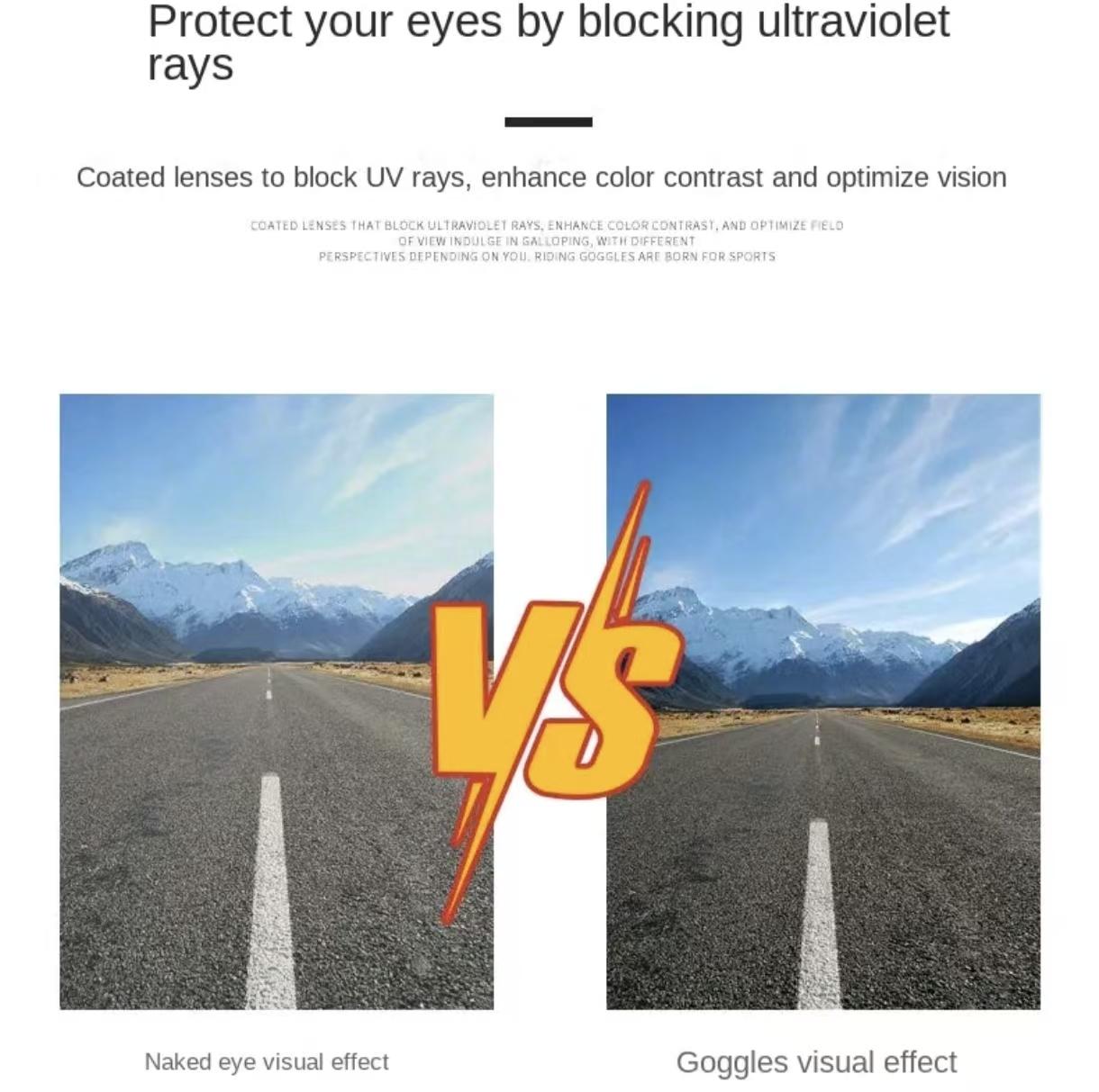 Dirt Bike Goggles Motorcycle Riding Ski Windproof Glasses clear that fit vintage mountain desert snow sport glass Windproof Dirt motorcycle goggle biking sunglass performance eyewear unisex eye glasses windproof dustproof new sunglass