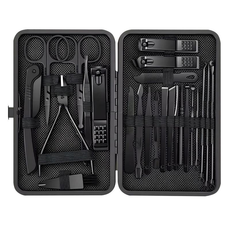 8/15/24Pcs Professional Nail Clipper Set with Storage Case, Portable Manicure Pedicure Kit for Home & Travel, Nail Care Tool, Birthday Gift