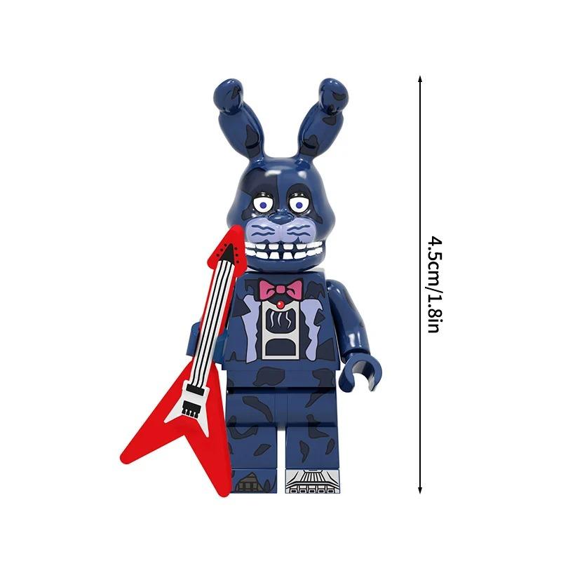 Five Nights at Freddy's Building Blocks Figures, FNAF Minifigures Set, Horror Game Collectible Toys, Perfect Gift for Fans & Kids