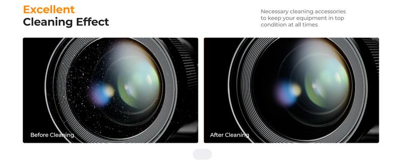 K&F CONCEPT 15-1 Professional Cleaning Kit for DSLR Cameras and Sensitive Electronics, Bundle with Lens Cleaner - Camera Accessories & Photography Accessorie for DSLR Camera Lens Filter Cell Phones