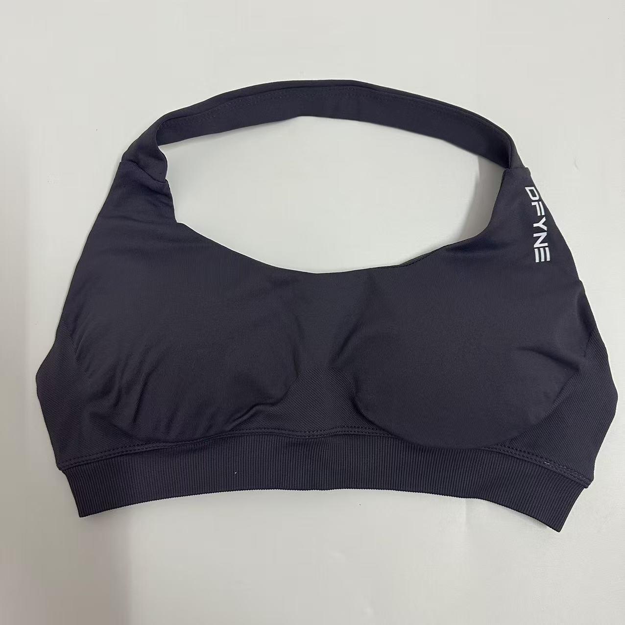 Dfyne Impact Women's Sports Bra - Seamless Backless Strapless Heightening Style Back-Opening Sports Outfit - Fitness and Yoga Sports Bra