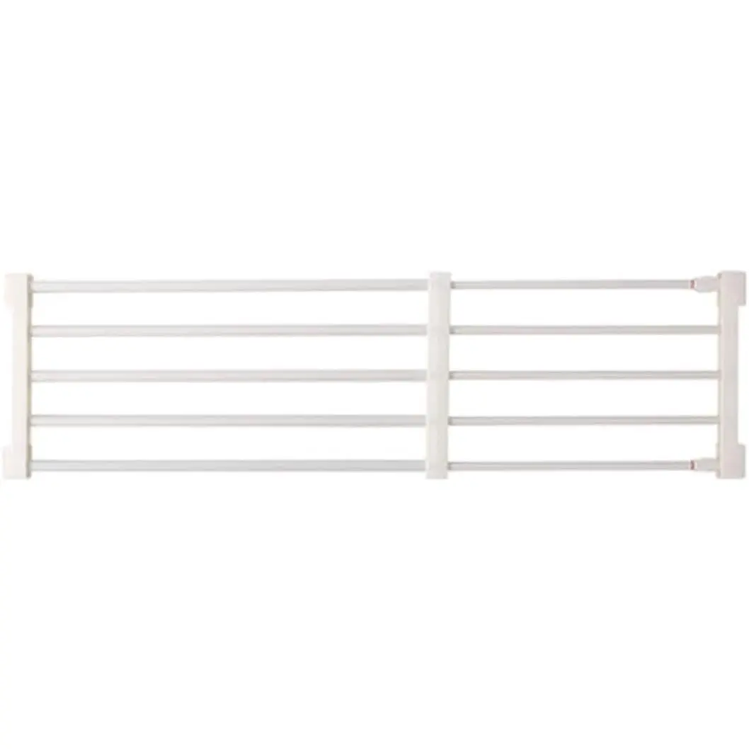 Adjustable Expandable Shelf Organizer, No Drilling Closet Shelf and Rod for Wardrobe Cupboard Kitchen Bookcase, Fits 22.1" - 37.4"