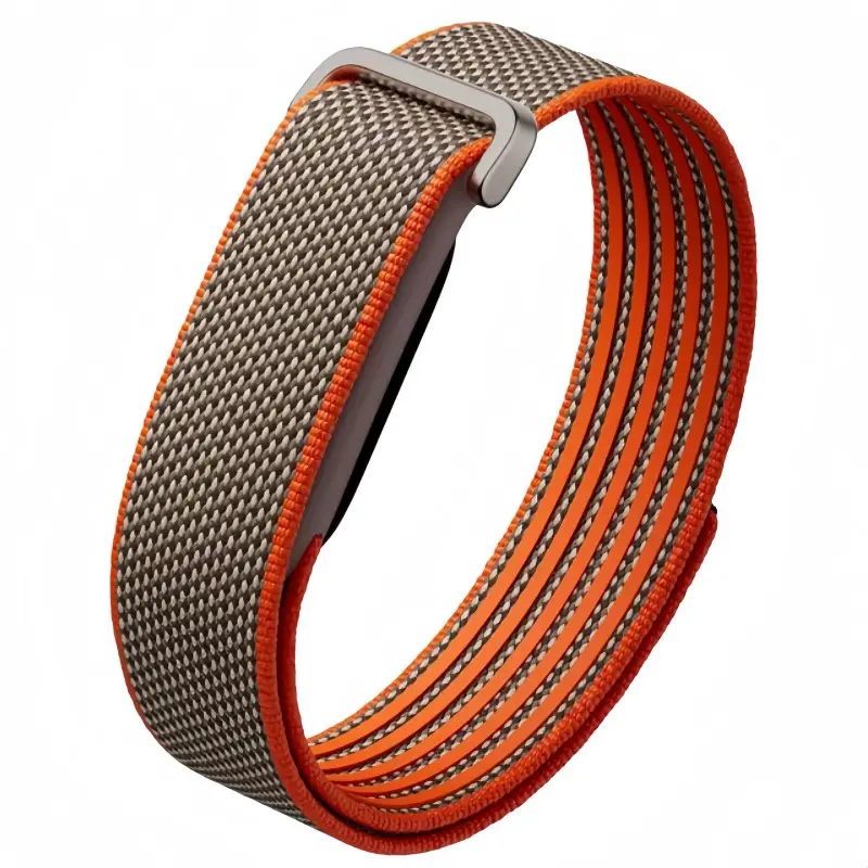 Adjustable PC+nylon Loop Velcro Watch Strap, Compatible with Google Fitbit Air, Sweat Resistant, Breathable, Lightweight, Durable, Multiple Colors