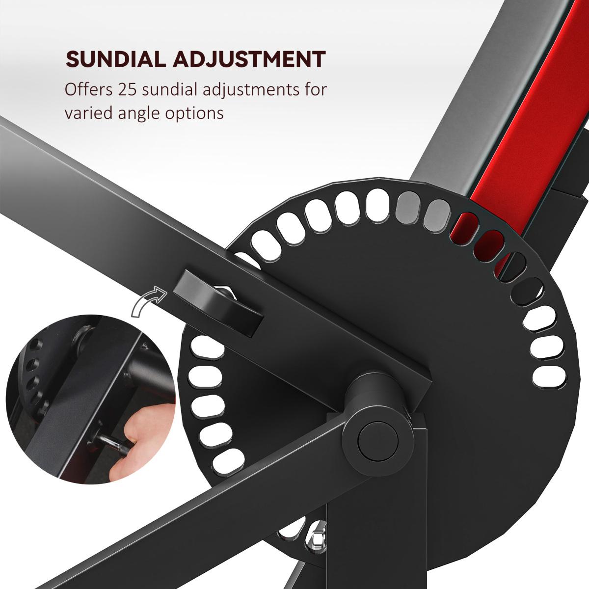 [Fahuac] 2-in-1 Preacher Curl Bench with Adjustable Seat - Bicep & Tricep Machine for Home Gym, 6 Elbow Heights & 5 Seat Heights, 132LBS Load Capacity.