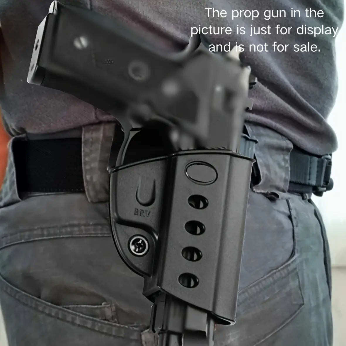 Right-hand M9 handgun cover, BRV quick-draw gun cover - protective cover for M9, Beretta 92 and other pistols; ABS material, classic style