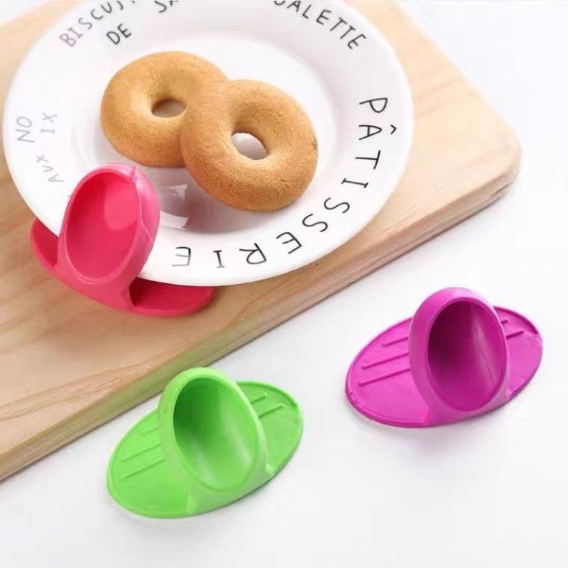 Silicone Oven Mitts, 4 Counts/set Mini Heat Resistant Finger Cots, Multifunctional Anti-scalding Finger Protector, Kitchen Accessories, Cooking Tools, Kitchenware, Modern Kitchen Accessories