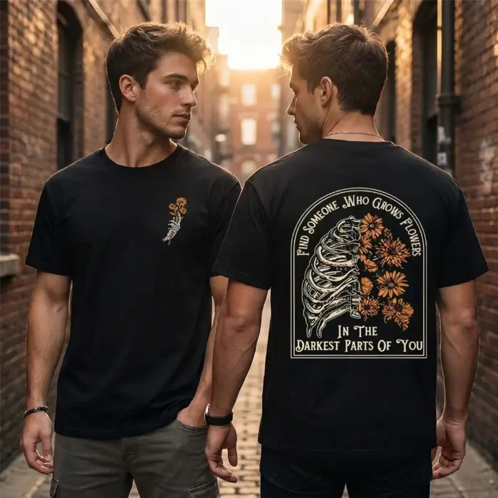 [ ✨   100% Cotton]Lightweight [Graphic Tee]Sunflower Print Short-Sleeve T-shirt, Unisex Tshirt, Cotton Comfortable Fit, Streetwear Fashion Top for Men and Women, Trendy Casual Tee, Perfect Gift for Him or Her, Mens Womenswear Everyday We