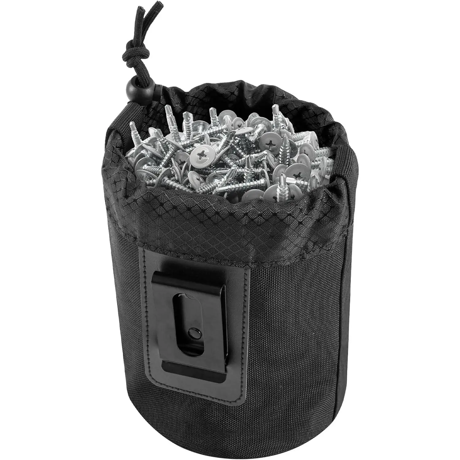 /Screw Work Pouch,Metal Clip- Tool Pouch for Tools Screws and Nails,Ideal for Electrician Plumber Carpenter Contractor Handy Man and Any Tradesperson
