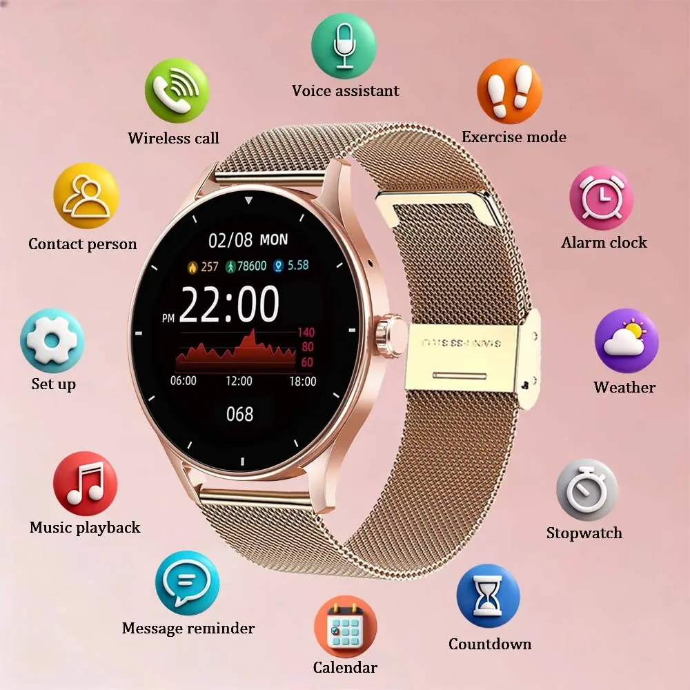 New Women Smart Band Watch Men Watches Sports Ladies Smart Watch For Women Android IOS