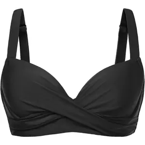 Women Underwire Bikini Top - Push Up Swimsuit Top Bra Padded Bathing Suit 2025 Twist Front Swimwear