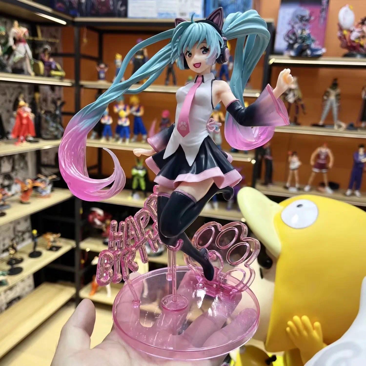 High Quality Hatsune Miku Anime Figure Virtual Singer Pvc Action Figure 14~25cm