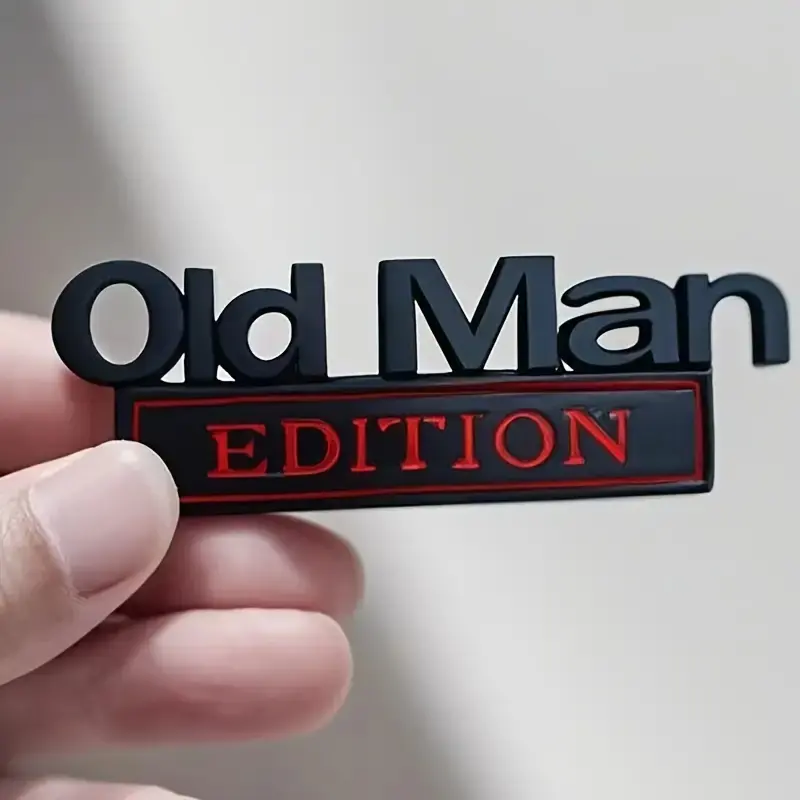 2 Pcs 3D Metal Car Logo Sticker Car Stickers for Men Senior Version Durable Badge Decal for Vehicle Decoration Fits All Cars Easy Application Removable No Residue Weather Resistant Strong Adhesive Long Lasting