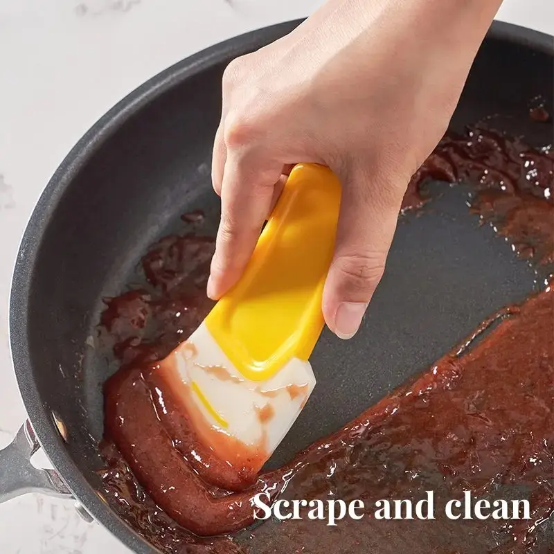 ✨ Multi-Purpose Kitchen Silicone Scraper Tool ｜ Non-Scratch Squeegee for Dishwashing, Pans, Bowls & Countertop Cleaning Household Cleaning Tool