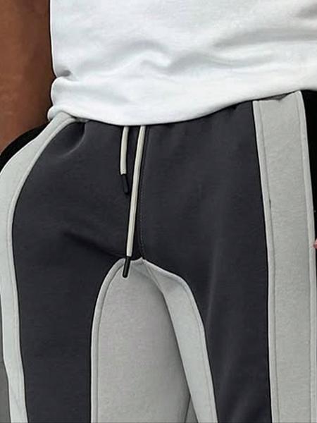 Men's Colorblock Side Stripe Sweatpants, Regular Fit Casual Comfy Breathable Jogger Pants for Daily Wear, Men's Trousers for All Seasons