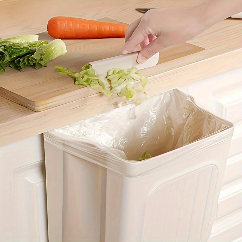 Foldable Kitchen Trash Can Hanging Bin Space-saving Garbage Can for Cabinets Home Essentials Valentine's Gift for BF Storage Compact Design