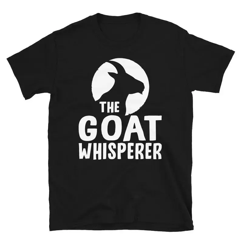 The Goat Whisperer, Goat Shirt, Fun Gift for Goat Lover, Goat Mom Shirt, Vegan Shirt, Farm Animal Shirt, Country Girl, Retro Vintage Goat
