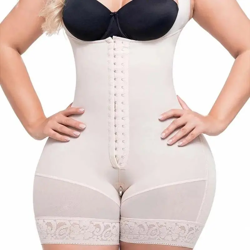 High Compression Body Shapewear Women   Colombianas Corrective Girdles Tummy Control Post Liposuction BBL Slimming