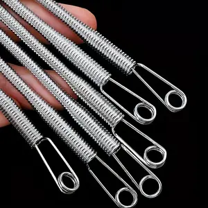 6-Piece Elastic Threader with Loop Hook, Ideal for Sewing, Knitting, Patchwork, Easy to Use for Pants, Hats, Sweatshirts, Waistbands
