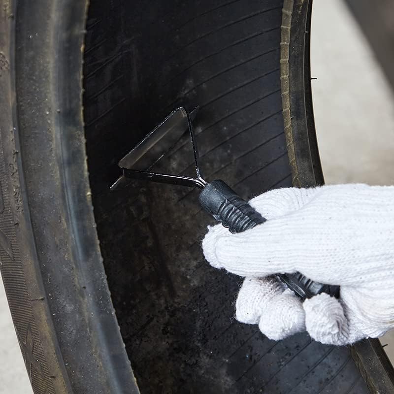 Pneumatic Tire Buffer Full Kit, Air Tire Grinder with Tire Patch Roller and Tire Scraper