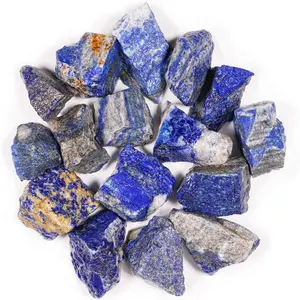 1 Pound Bulk Rough Lapis Lazuli Reiki Crystal Healing Stones Large 1"