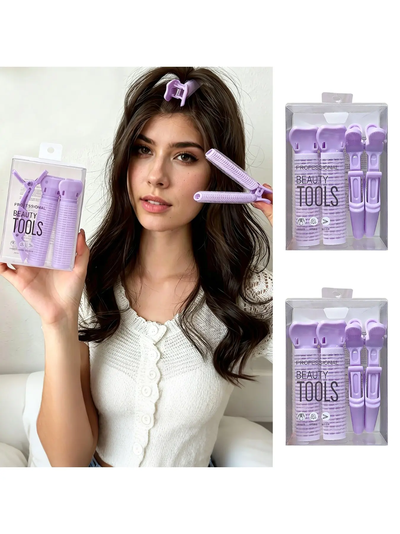 1 Box / 2 Boxes / 3 Boxes Volumizing Hair Clips,Root Volumizing Roller Clips,Volume Hair Clip for Roots,Creating See-Through Bang,Bangs Curler DIY Hairs,Root Lifting Tool,Lightweight and Portable, Root Volumizer