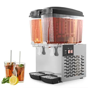 18L Large Capacity Stainless Steel Beverage Machine with 150W Strong Motor, Perfect Drink Dispenser for Bar, Restaurant & Party to Serve Cool Refreshing Beverages