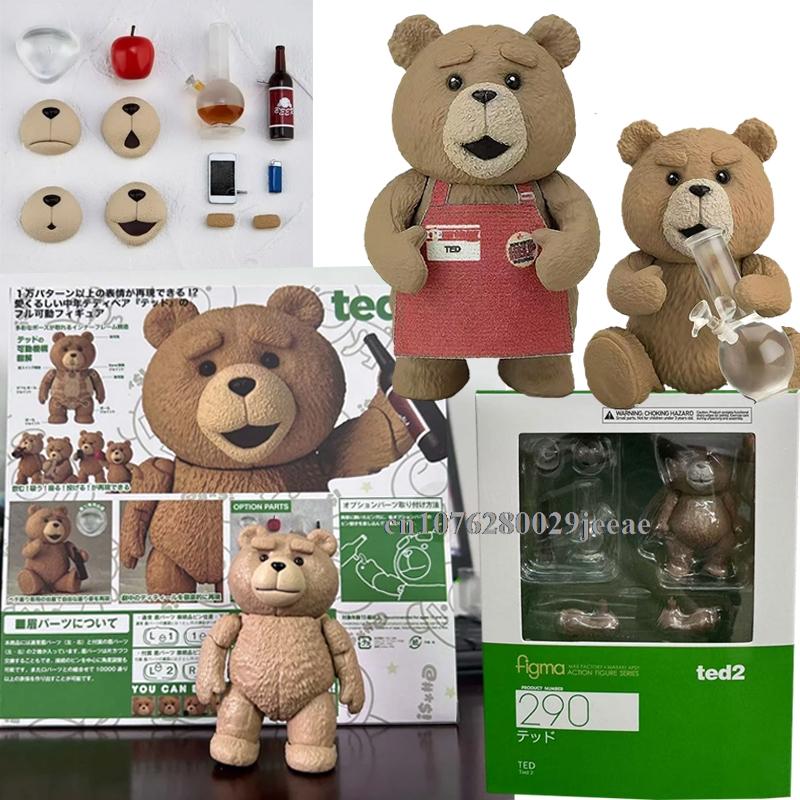 Boxed Teddy Bear Figure Figma 290 Movie TED 2 Ted Action Figure