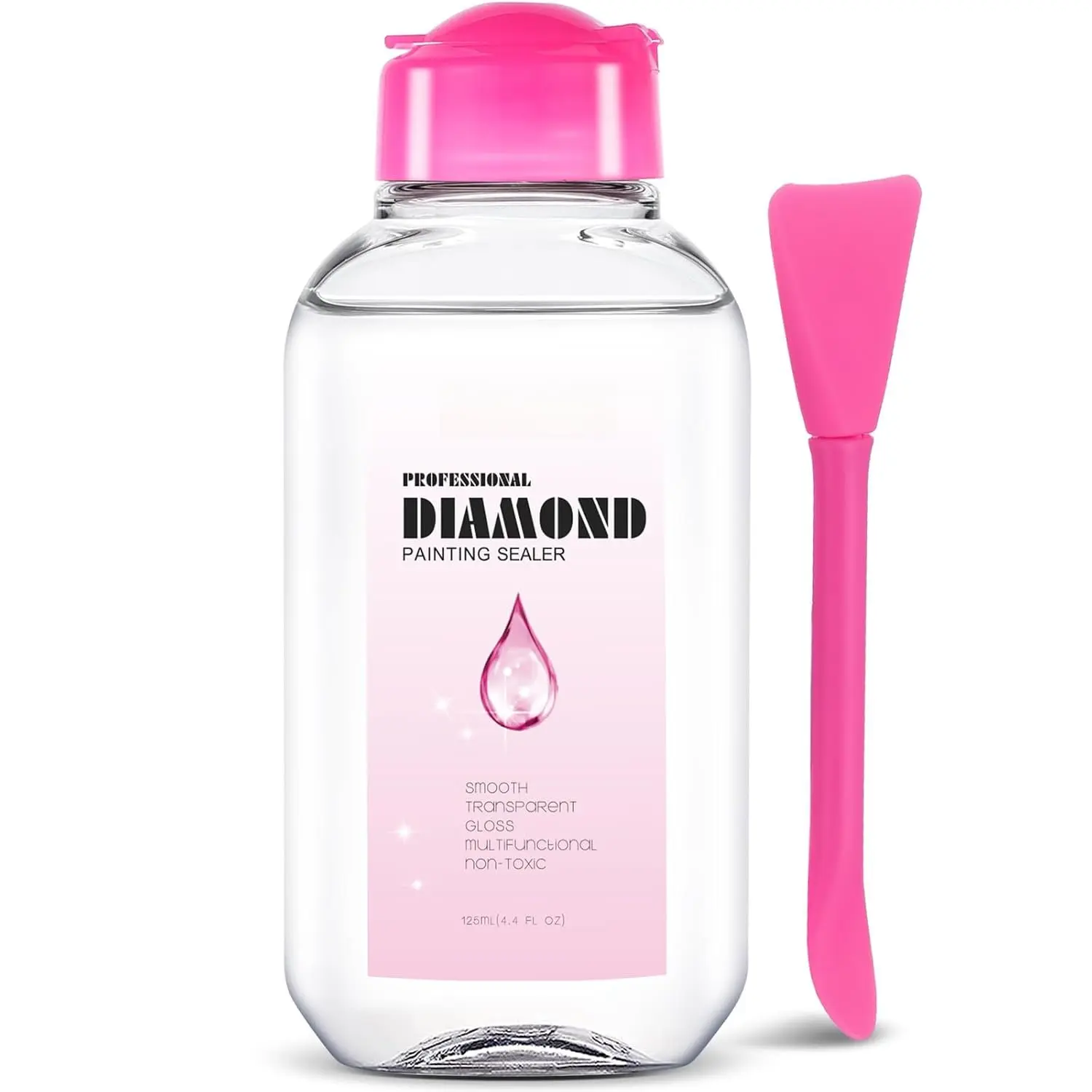 Painting Sealer,   Painting Adhesive with Applicator Helps retain Your  Sparkle, Also Applicable to Puzzles for Adults (125 ML 4.4 Fl Oz)