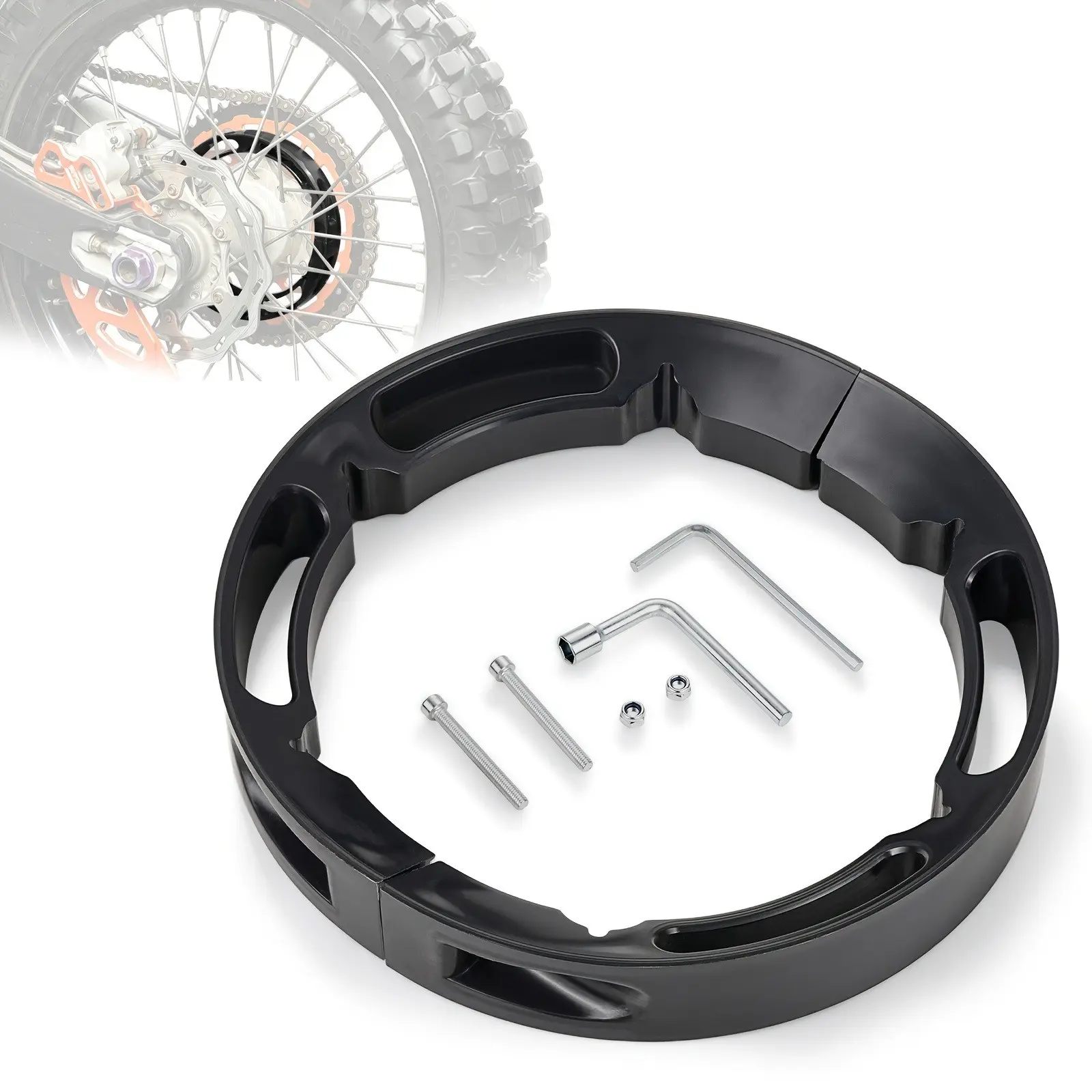 Motorcycle Chain Protector Plastic Cap, Anti-Collision Cushion, Removable Upgraded Version, for Ktm Husqvarna Models, Motorcross Enduro