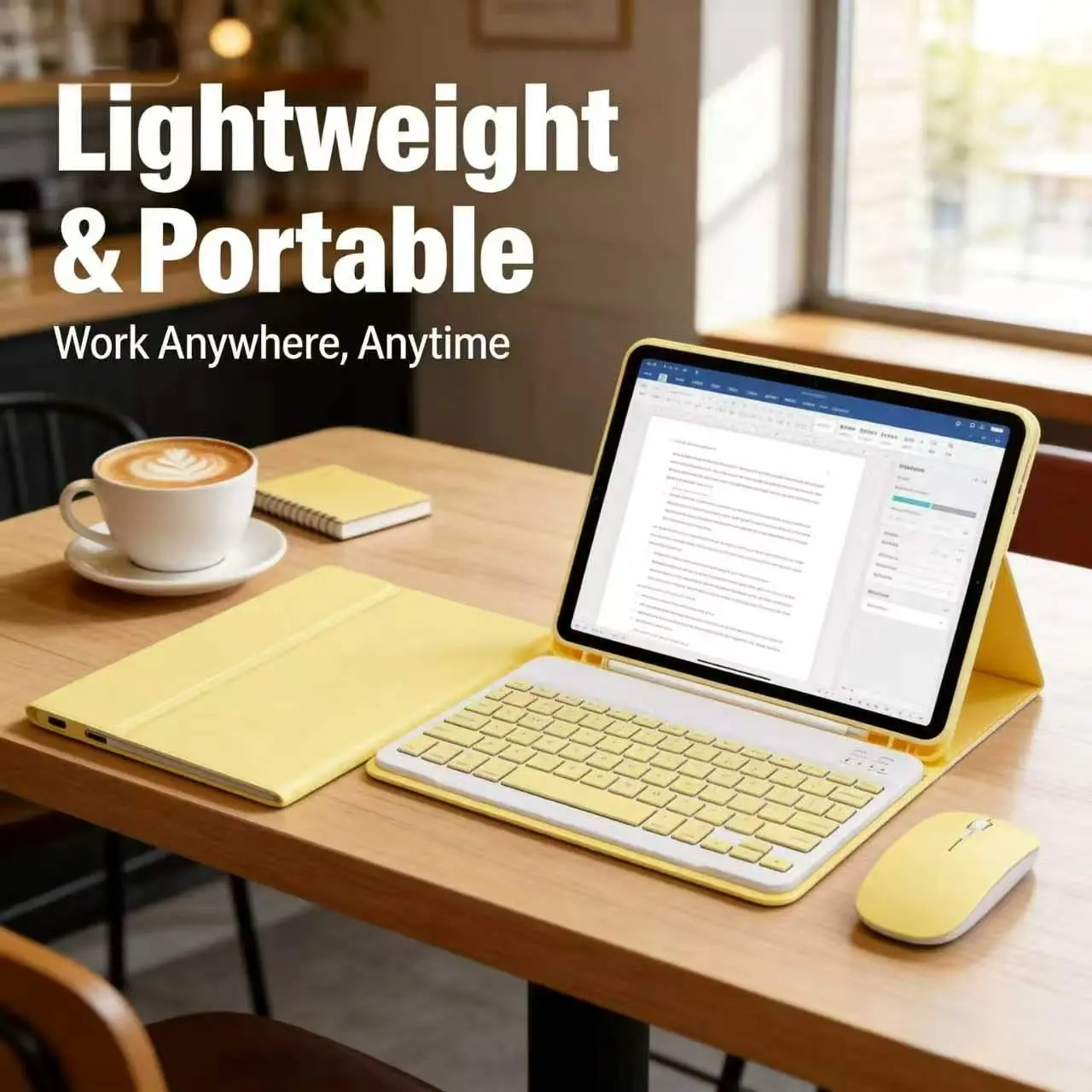 Two-In-One Detachable Tablet Bluetooth-compatible Keyboard Case, Split Design, Independent Use, iPad 10-11 Pro Air 4-8 Protection Shell Wireless Tablet Keyboard