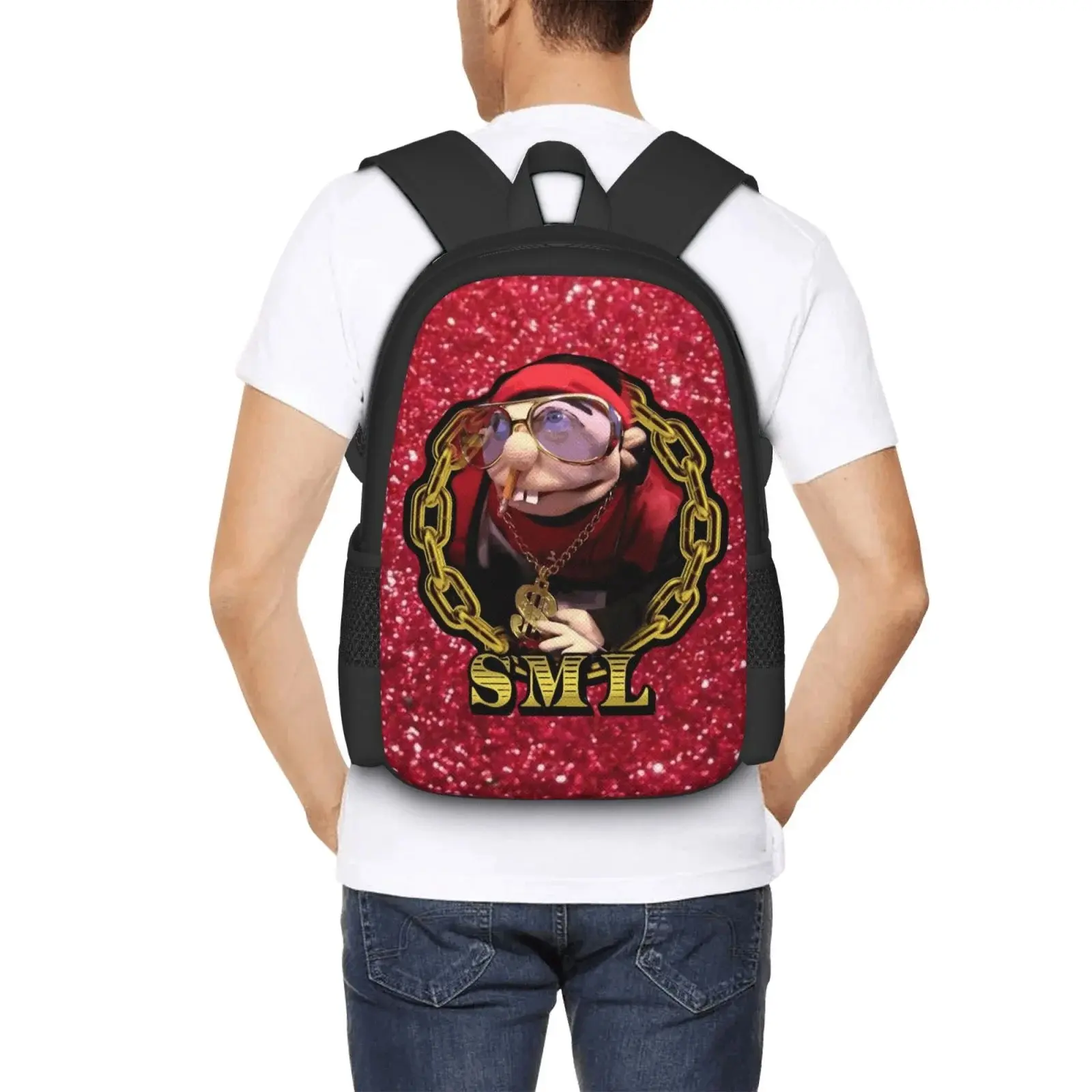 Casual Laptop Bag, SML Jeffy Backpack Daypack Bookbag Outdoor