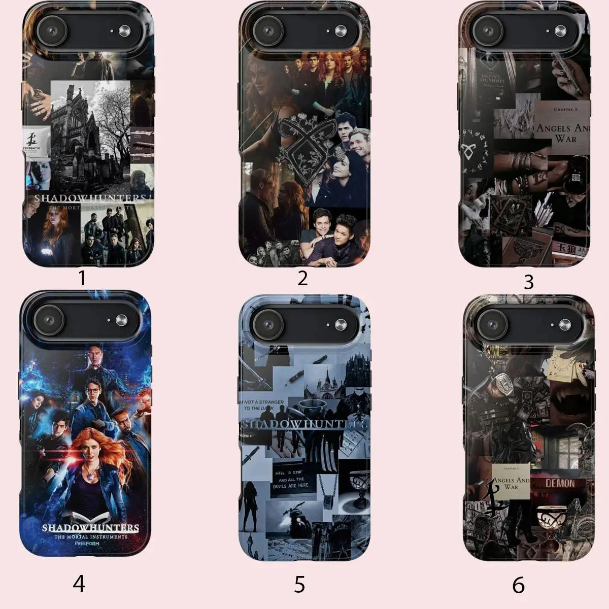 Shadowhunters Phone Case for Iphone, for Samsung ,Phone Accessories, Cute Phone Case, Fashion Case,Suitable for iPhone 17-11 Pro Max/Plus and  Samsung Galaxy S23-25