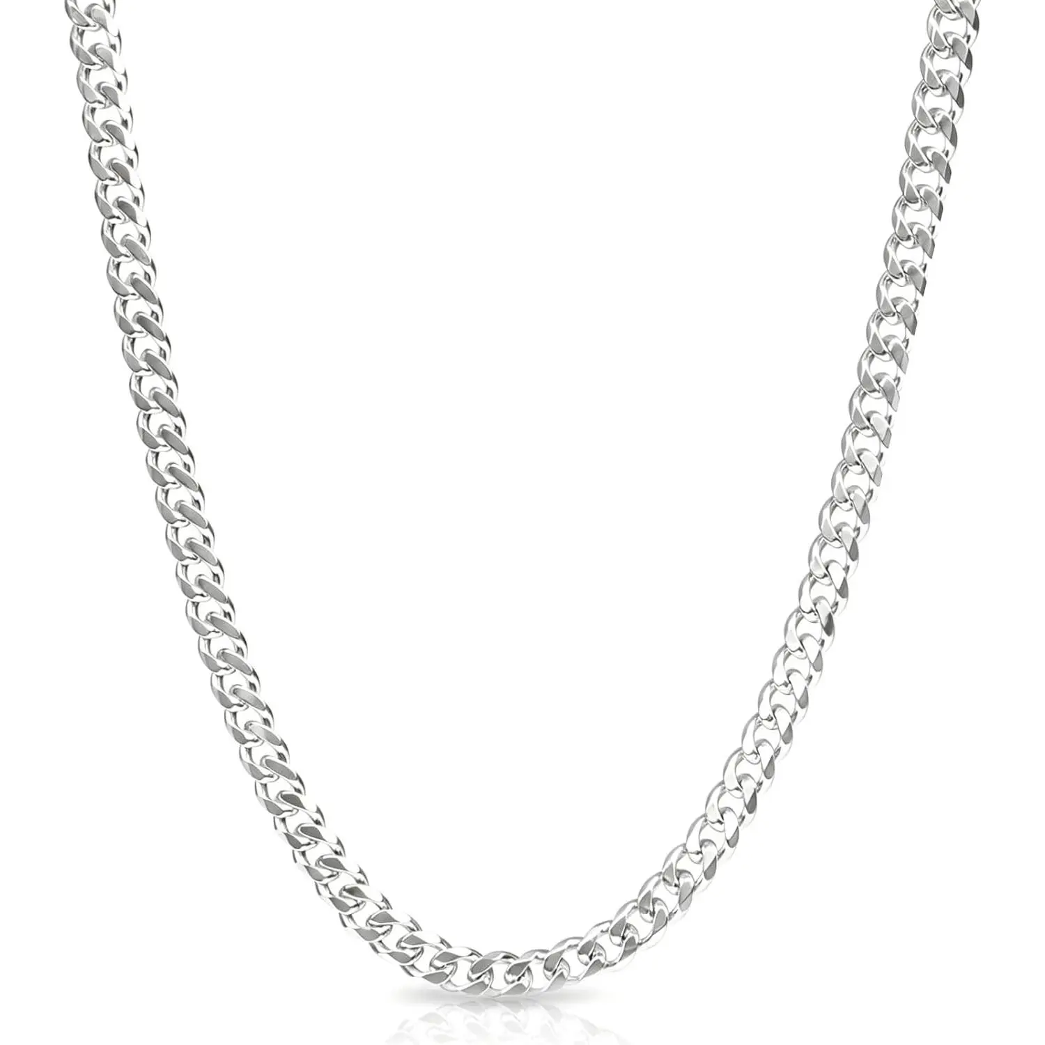 9mm Cuban Link Chains for Men,  Stainless Steel Necklace Chain,  Chains for Men, Mens Necklace 18, 20, 22, 24 Inch