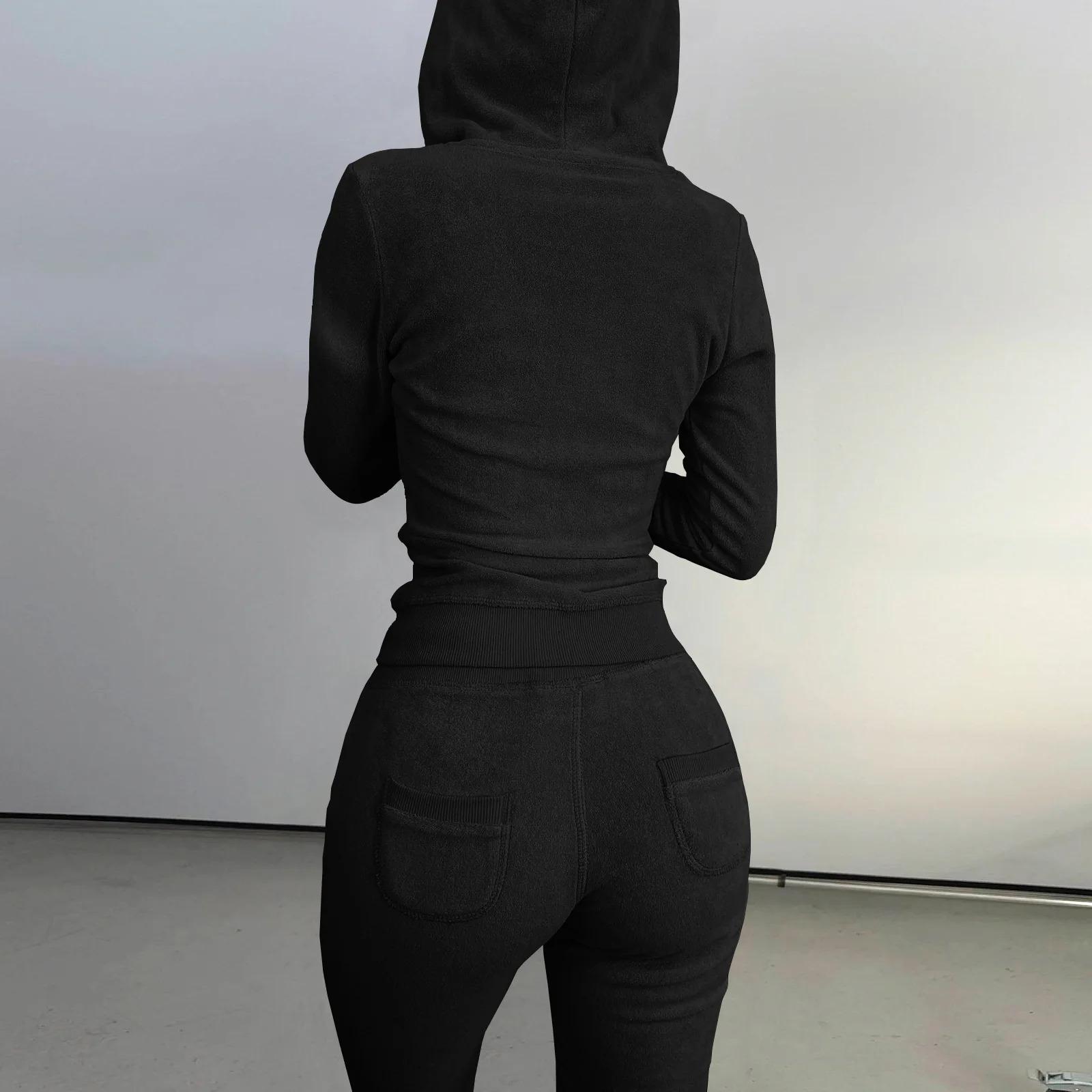 Women Thick Fleece 3 Piece  Sweatpants & Vest & Hoodies Jackets  Fall Winter Jogger Luxury Outfit Sweatsuit Tracksuits Set Athletic Style Activewear High Waist Sports233