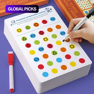 Focus Training Children Reusable Writing Practice Book, Basic Handwriting Workbook for Kids, Tracing Preschool Books, Easy Erasable Textbook for Learning and Development, Learning Tool, Homeschool Supplies #GLOBAL PICKS