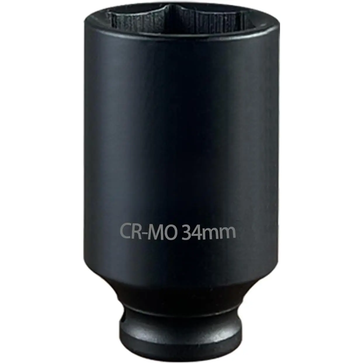 1/2 Inch Drive  Socket, Metric 34 mm Deep 6 Point Socket, CR-MO, Axle Nut  Grade Socket for Easy Removal (34mm)
