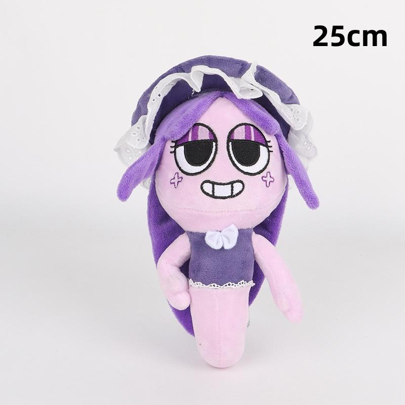 Dandy's World Game Role Pebble Dog Plush Toy Kawaii Cartoon Star-Time Pebble Pretty Present Coal Stuffed Pillow Toy Kids Gifts