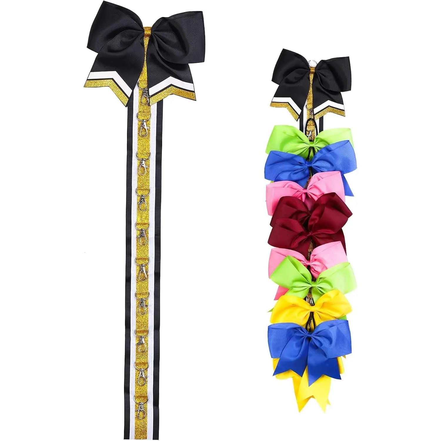 Handmade Cheer Bows Holder, Wall Hanger for Cheerleading Teen Girls High School College Sports