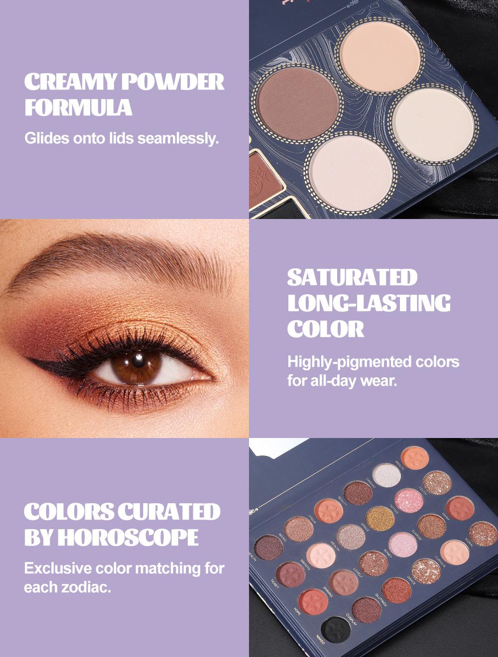 Julystar Secret Garden Makeup Palette, 4-In-1 Multicolor Eyeshadow + Blush Highlighter Contour Set, All-In-One Makeup Kit for Beginners