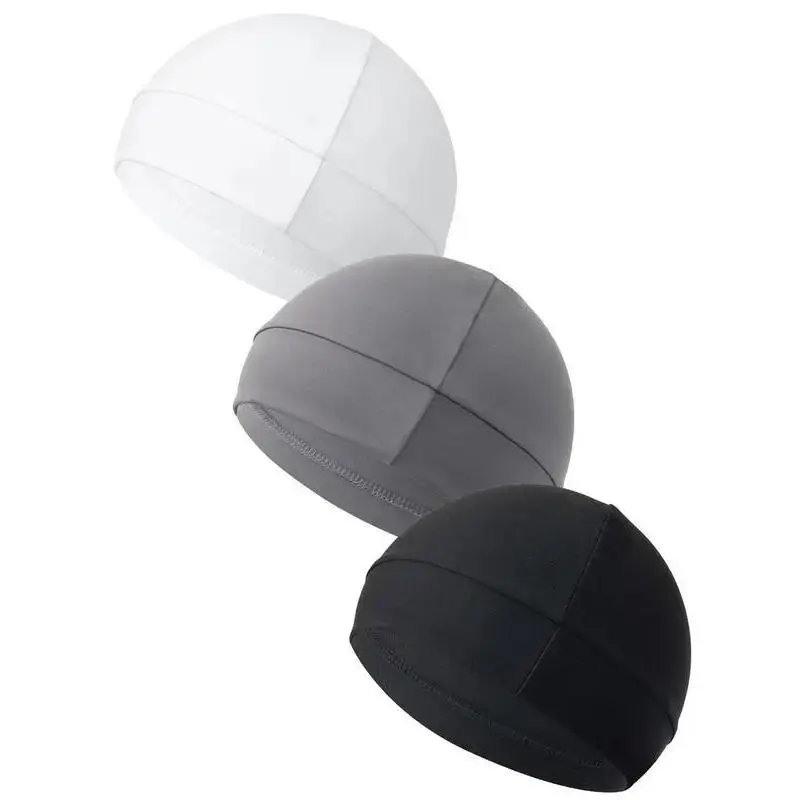 Unisex Plain Color Multifunctional Skull Caps 2026 Summer Sportive Beanie Fitted Hat for Men Women Stretchy Helmet Liner Biking Accessory Back To School Birthday Outfit Machine Washable Polyamide SpringStatements Fitting Outdoor Hat