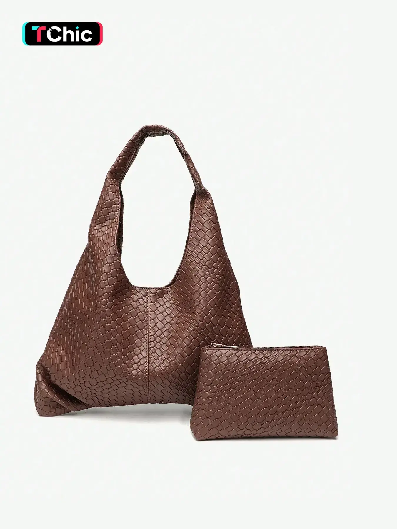 Women's High-End Large Capacity Underarm Woven Bag, 2026 New Winter Fashion Shoulder Bag, Vintage Daily Commuter Handbag, Casual Everyday Hobo Handbag, fashionable patterned bag, Casual Trendy Bag, All Seasons Essential